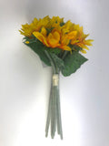 Artificial Sunflower Bundle 7 Yellow Flowers 40cm