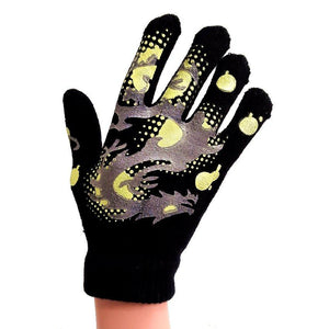 Dragon Print Childrens Gloves