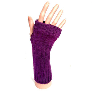 Knitted Warm Winter Womens Fingerless Gloves